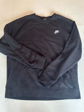 Nike Men's Pullover Fleece Crewneck Logo Sweatshirt No Tag Large
